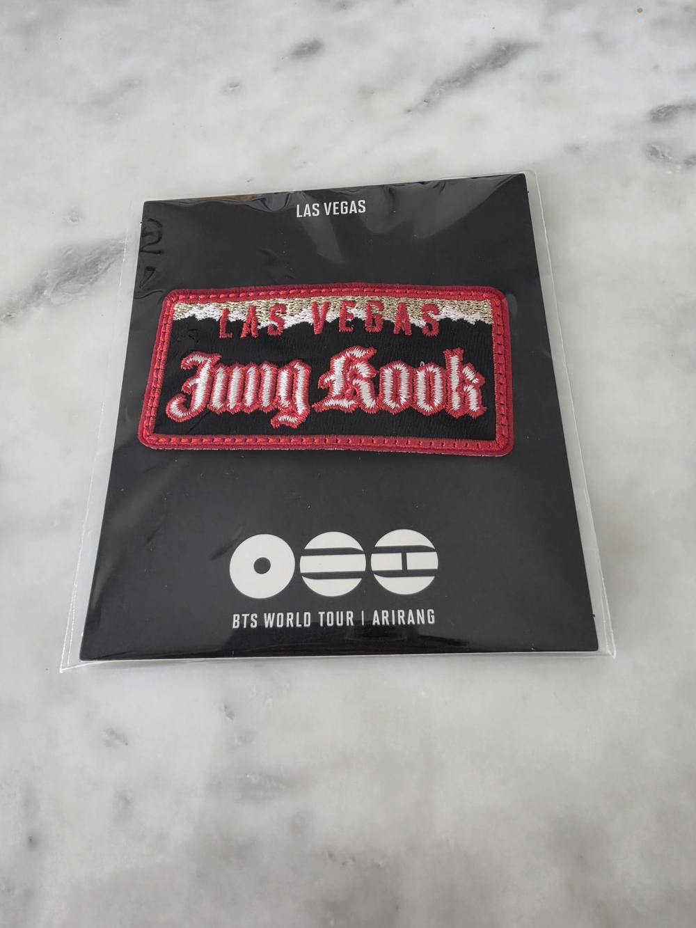 BTS Arirang Las Vegas Patch - Jungkook